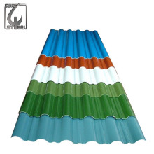 Guanzhou 0,3 mm PPGI Folha revestida de cores Ral Folha de teto de aço pré -posicionado